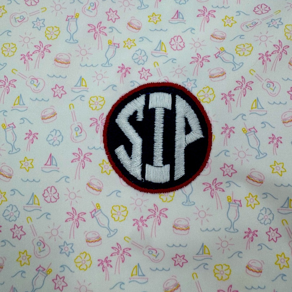 HDT! Peter Millar Utopia Burger Ole Miss SIP Polo! - XL - NWT - Picture 2 of 5